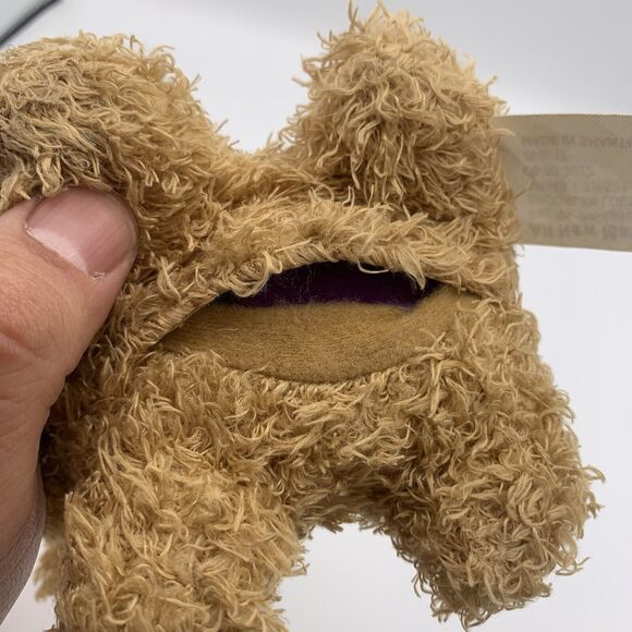 Small Brown Puppy Dog Plush Barking Voice Box Brooklyn Lollipops Cute Mini - Picture 8 of 9